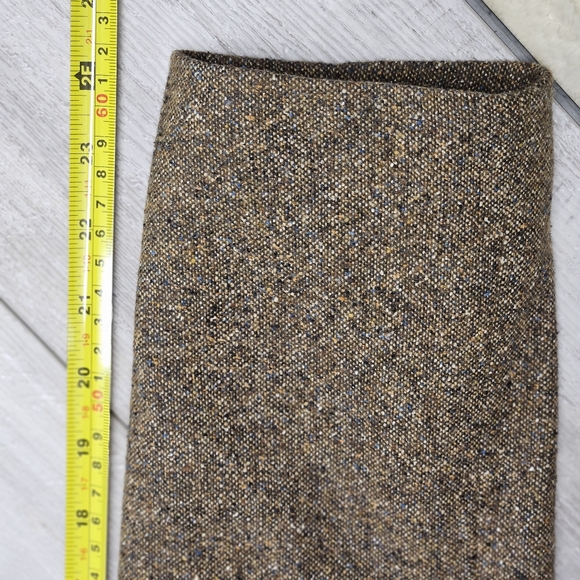 Kate Hill Tweed Sport Blazer Size 10 Brown Wool Blend Silk Old Money Preppy Vtg. - Picture 6 of 10